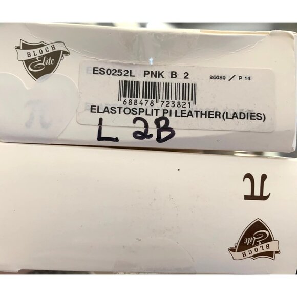 Bloch Elastosplit PI Leather Ballet Dance Shoes Split Sole Bloch 2 B Women's 4 B - Picture 8 of 9